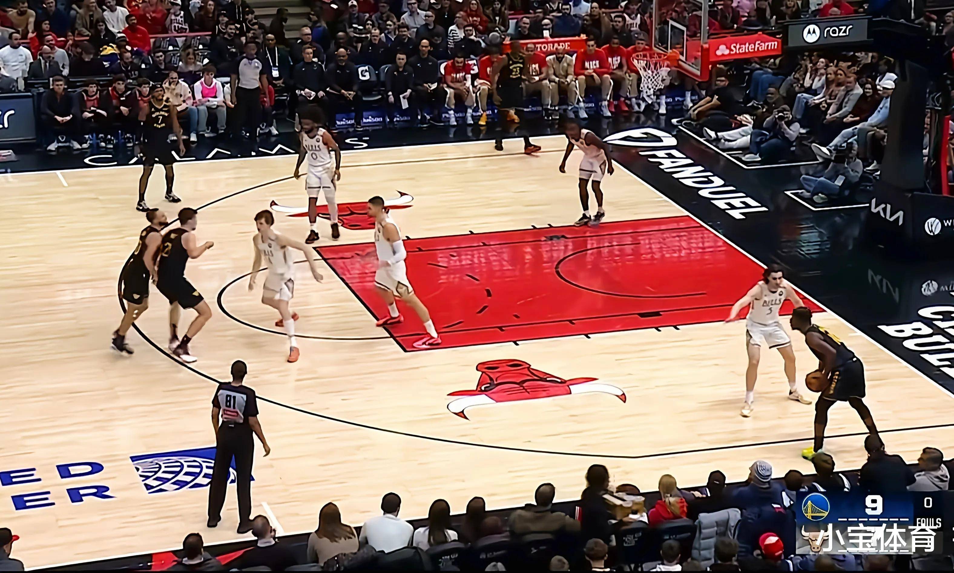 勇士力挫公牛，库里单节狂砍25分！